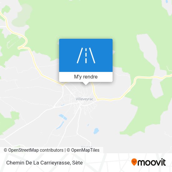Chemin De La Carrieyrasse plan