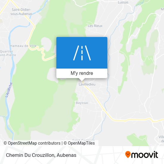 Chemin Du Crouzillon plan
