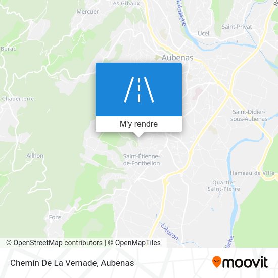 Chemin De La Vernade plan