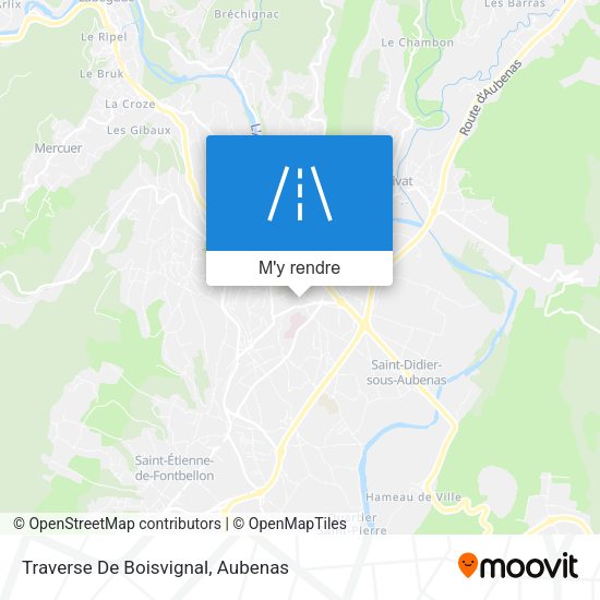 Traverse De Boisvignal plan