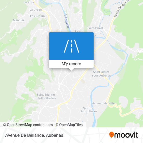 Avenue De Bellande plan