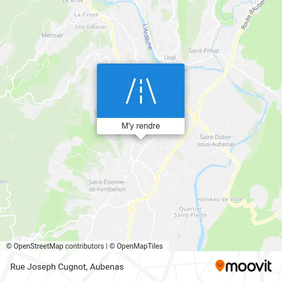 Rue Joseph Cugnot plan