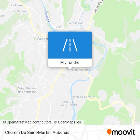Chemin De Saint-Martin plan