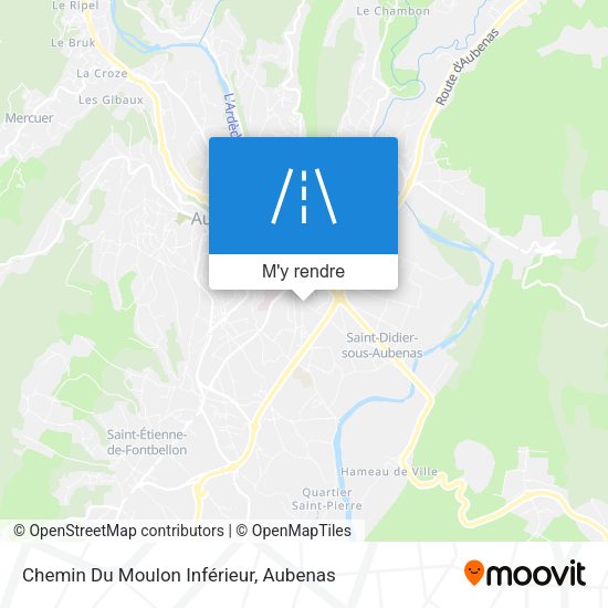 Chemin Du Moulon Inférieur plan