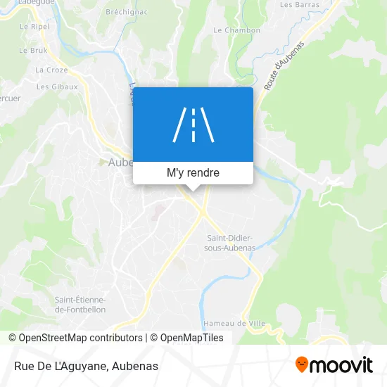 Rue De L'Aguyane plan