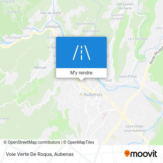 Voie Verte De Roqua plan