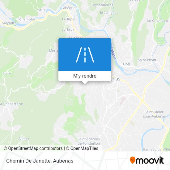 Chemin De Janette plan