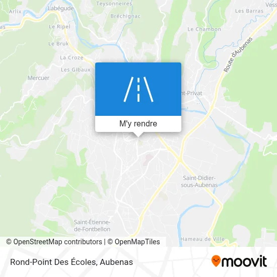 Rond-Point Des Écoles plan