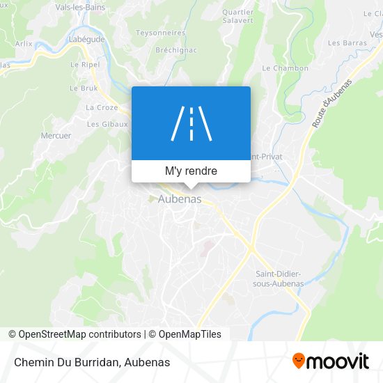 Chemin Du Burridan plan