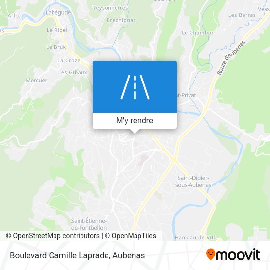Boulevard Camille Laprade plan