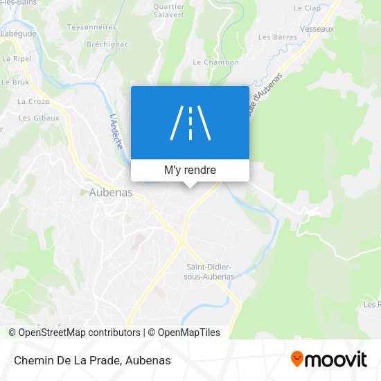 Chemin De La Prade plan
