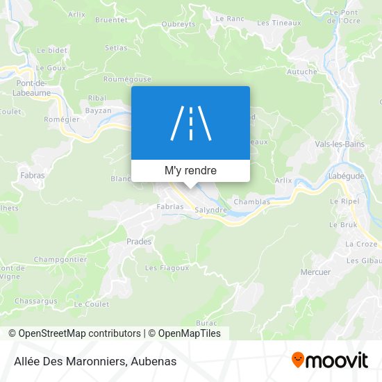 Allée Des Maronniers plan