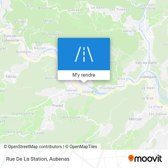 Rue De La Station plan