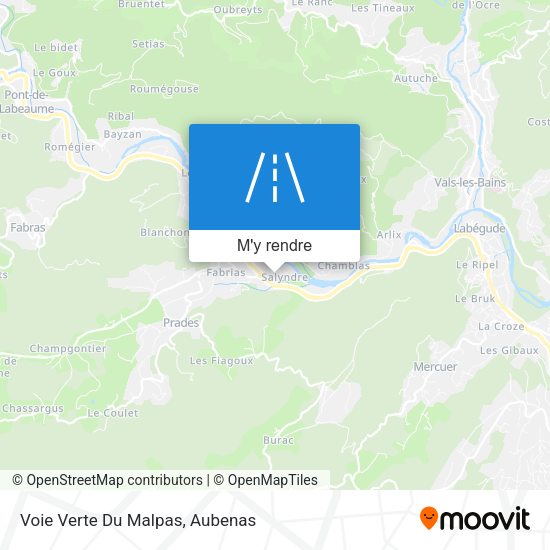 Voie Verte Du Malpas plan
