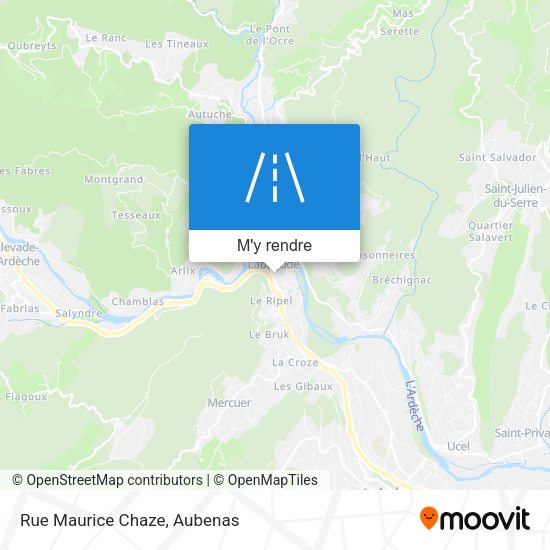 Rue Maurice Chaze plan