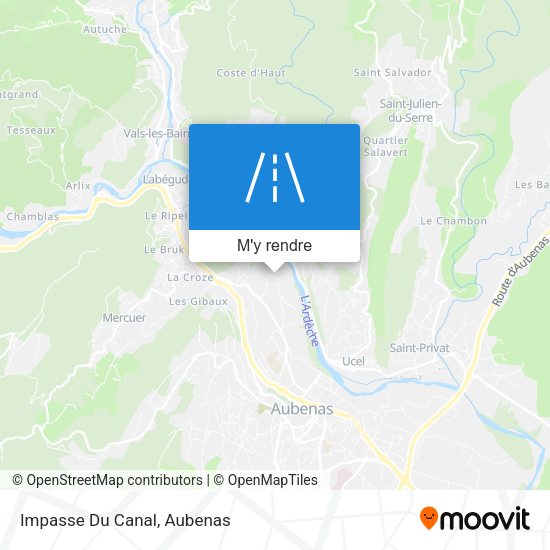 Impasse Du Canal plan