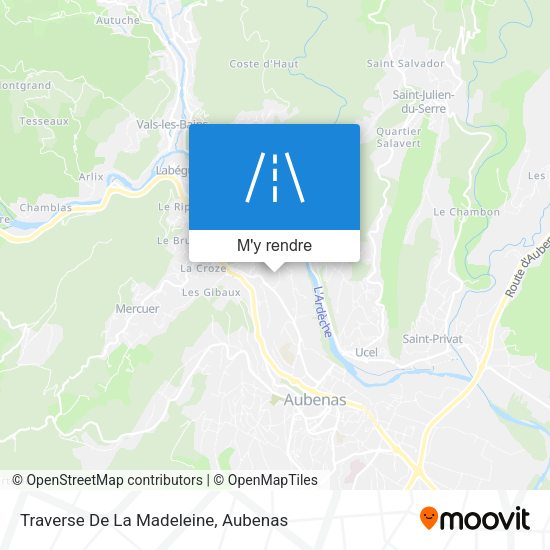 Traverse De La Madeleine plan