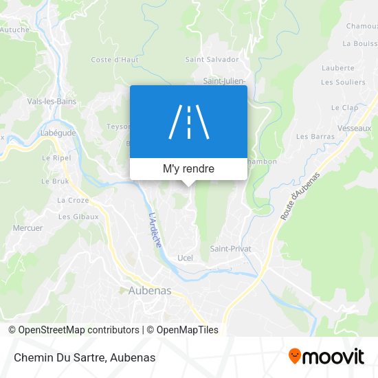 Chemin Du Sartre plan