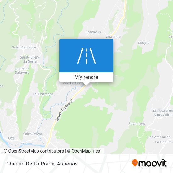 Chemin De La Prade plan