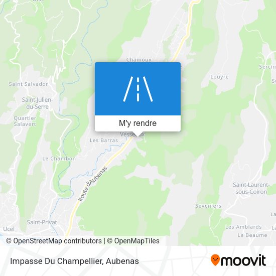 Impasse Du Champellier plan