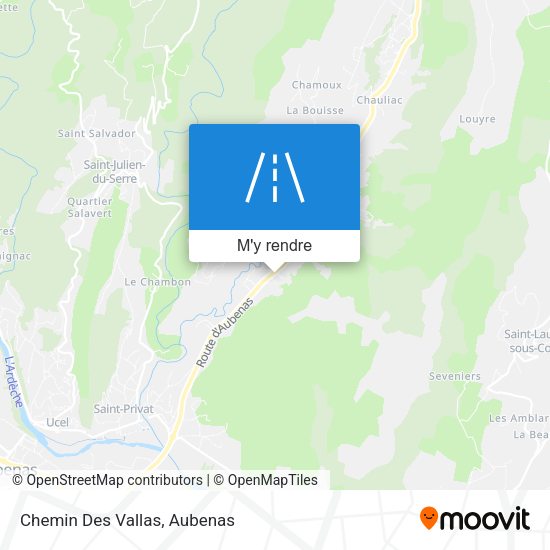 Chemin Des Vallas plan