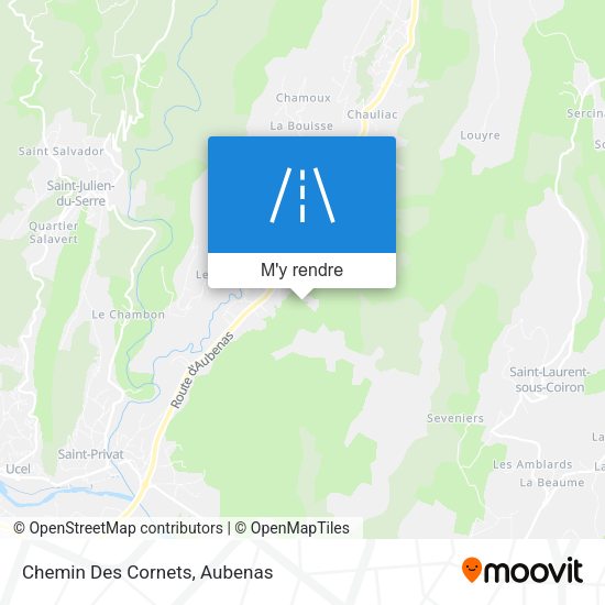 Chemin Des Cornets plan