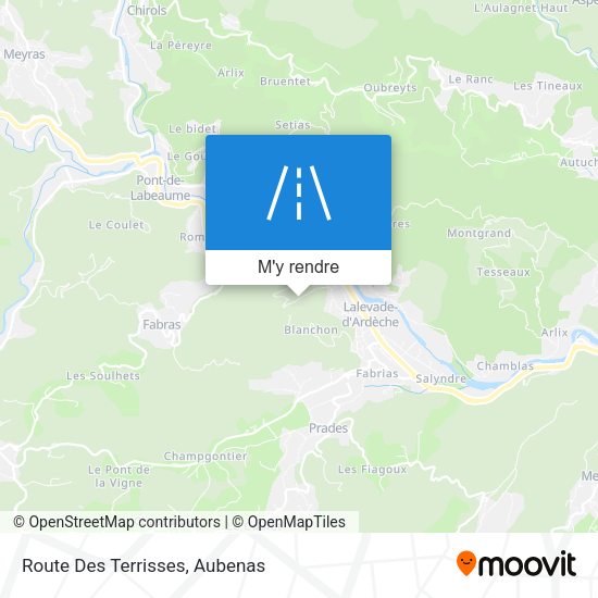 Route Des Terrisses plan