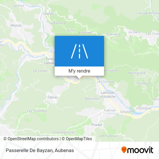 Passerelle De Bayzan plan