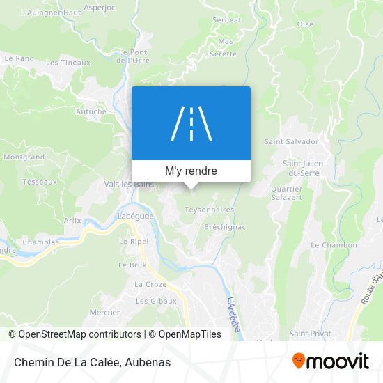 Chemin De La Calée plan