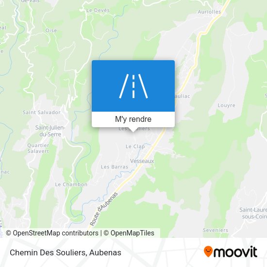 Chemin Des Souliers plan