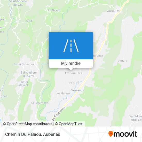 Chemin Du Palaou plan