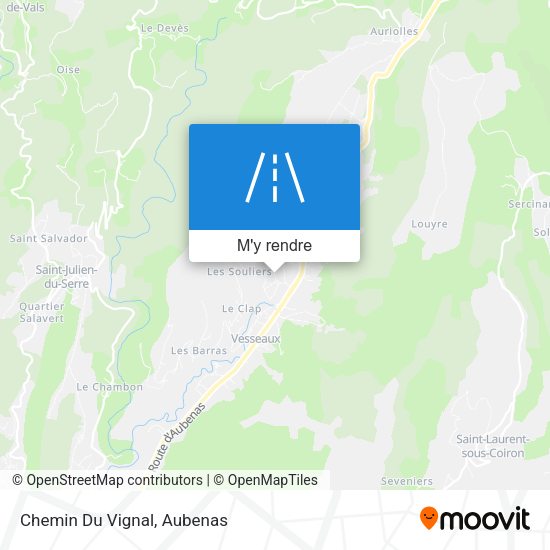 Chemin Du Vignal plan
