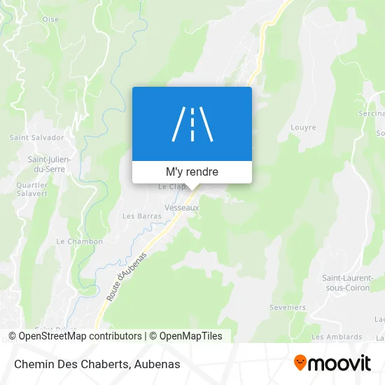 Chemin Des Chaberts plan