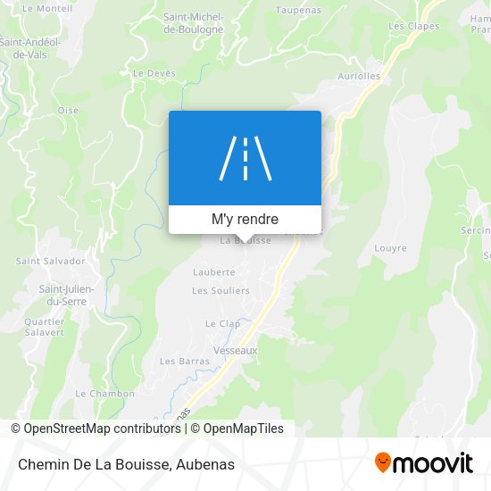 Chemin De La Bouisse plan
