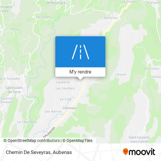 Chemin De Seveyras plan