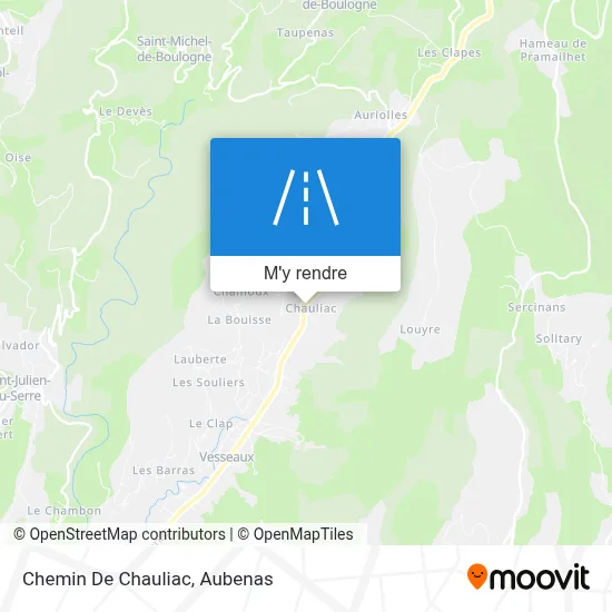 Chemin De Chauliac plan