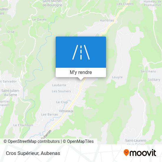 Cros Supérieur plan