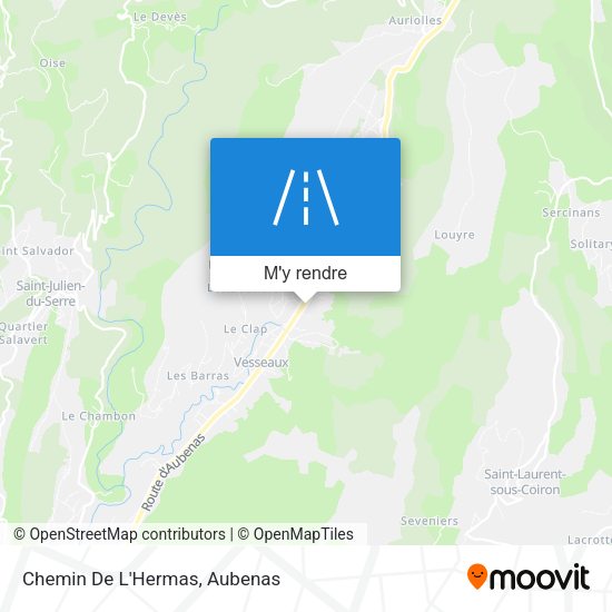 Chemin De L'Hermas plan