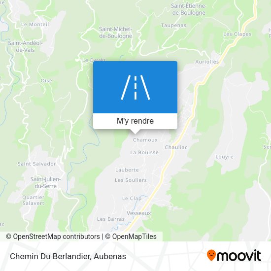 Chemin Du Berlandier plan