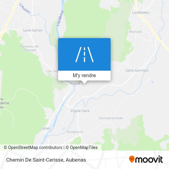 Chemin De Saint-Cerisse plan