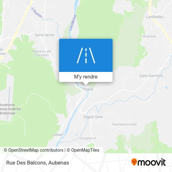 Rue Des Balcons plan