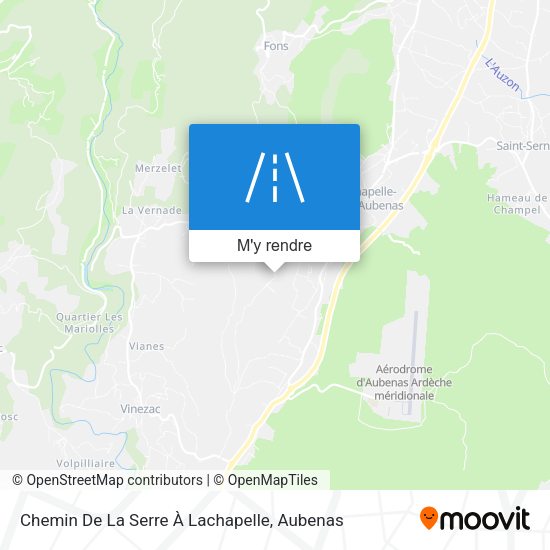Chemin De La Serre À Lachapelle plan