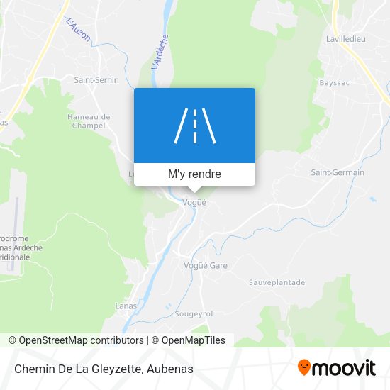 Chemin De La Gleyzette plan