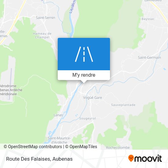 Route Des Falaises plan