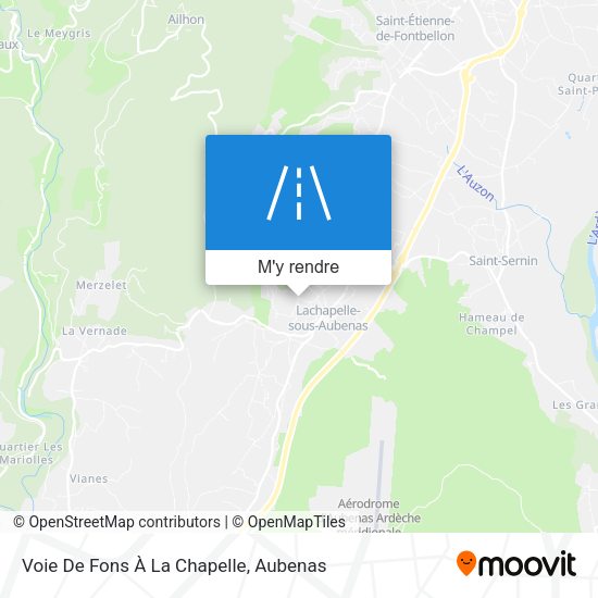 Voie De Fons À La Chapelle plan