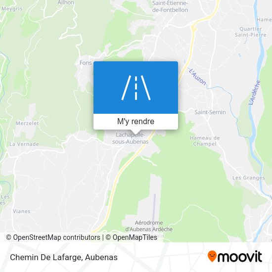 Chemin De Lafarge plan