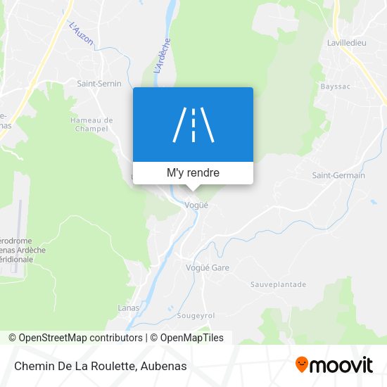 Chemin De La Roulette plan