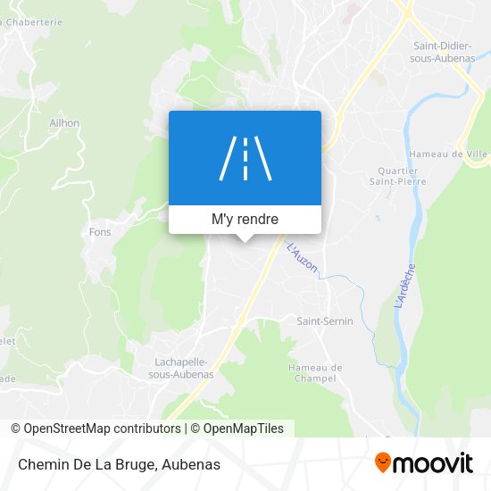 Chemin De La Bruge plan