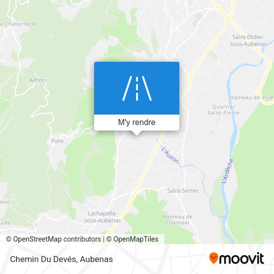 Chemin Du Devés plan