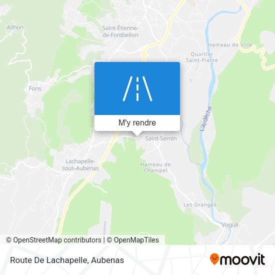Route De Lachapelle plan